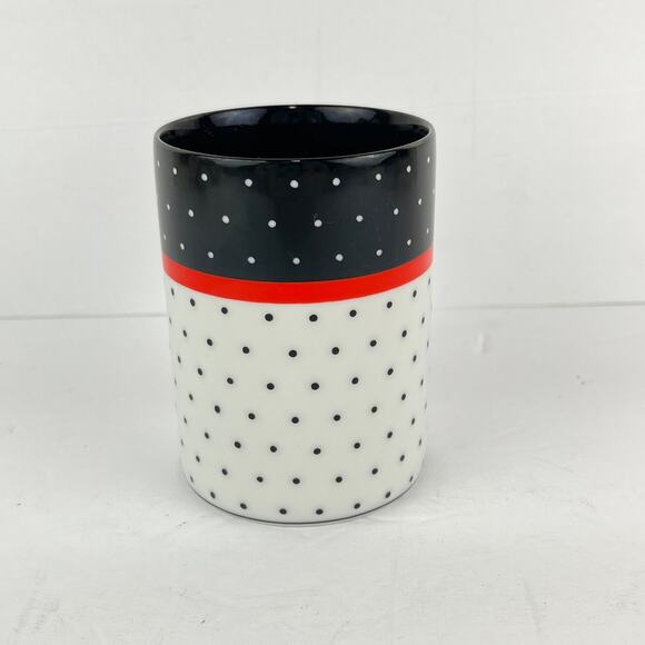 Fitz And Floyd Dotted Suisse Ceramic Coffee Mug - Picture 2 of 4